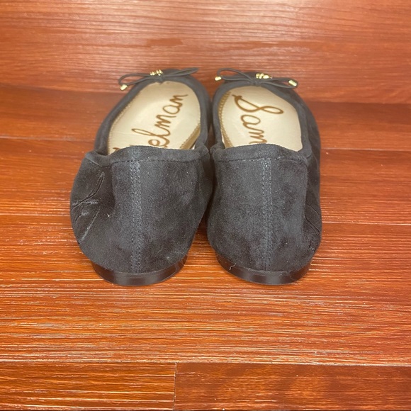 Sam Edelman Felicia ballet flats black suede 7Wide - Picture 5 of 8